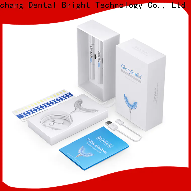 GlorySmile private label teeth whitening kit with led light wholesale for whitening teeth