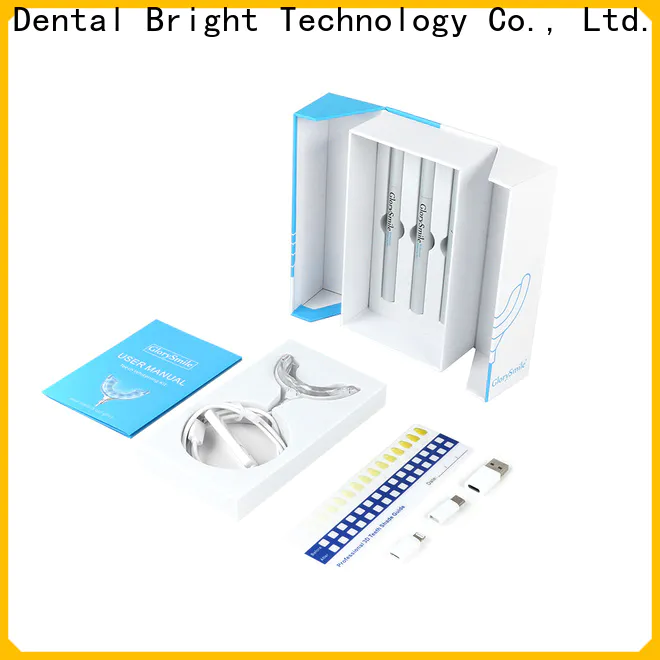 GlorySmile teeth whitening kit with led light inquire now