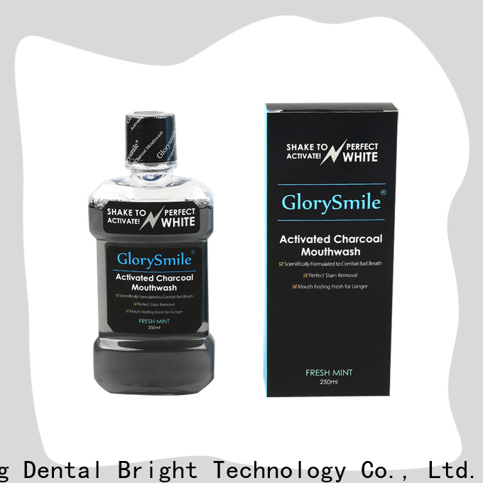 GlorySmile superior quality organic charcoal toothpaste customized