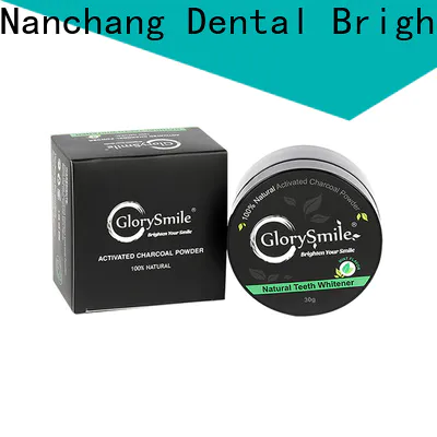 GlorySmile teeth whitening activated charcoal powder reputable manufacturer for whitening teeth