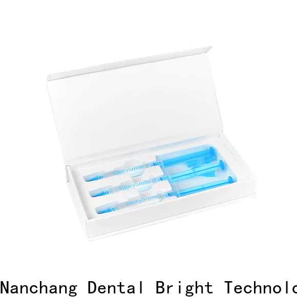 GlorySmile teeth whitening gel syringe reputable manufacture for whitening teeth