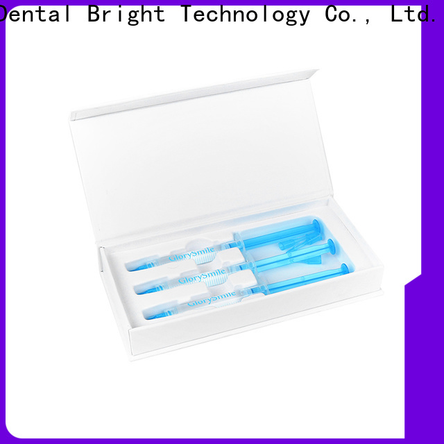 Effective teeth whitening syringe gel reputable manufacture for home usage