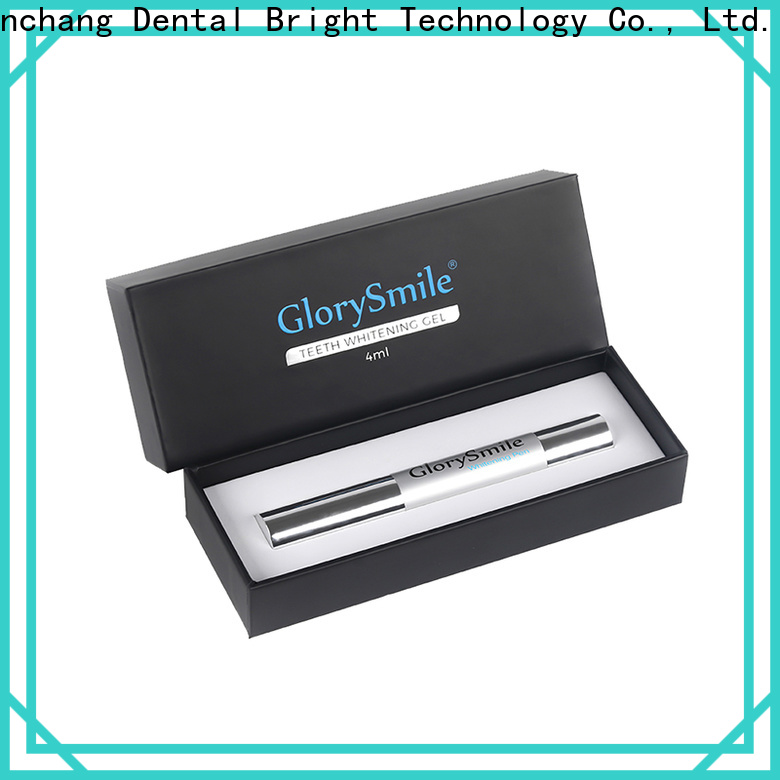 GlorySmile Custom bright white teeth whitening pen order now for home usage
