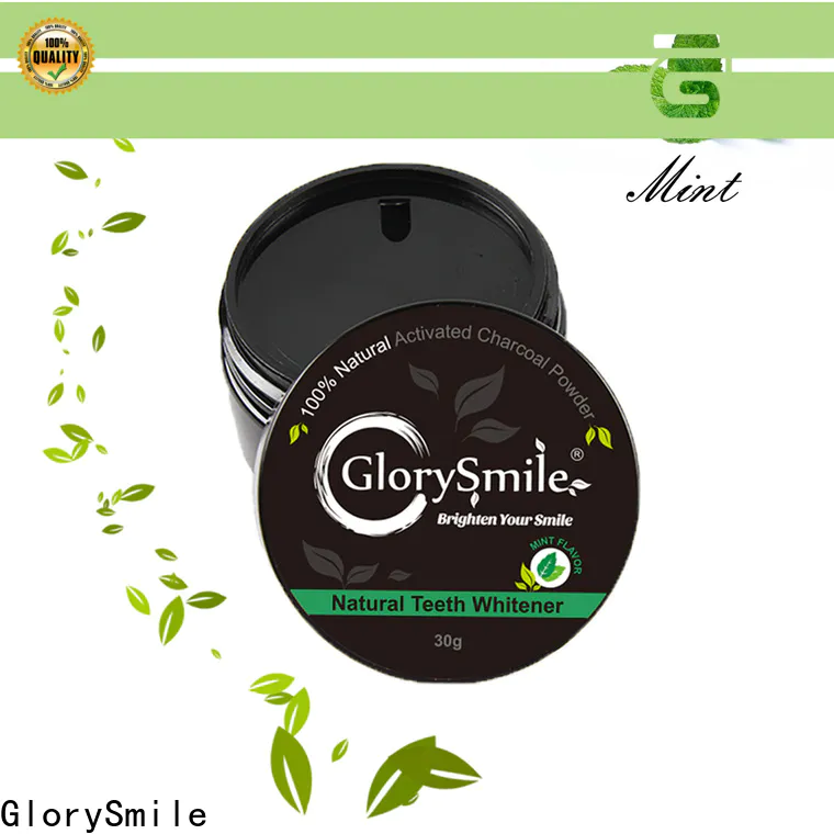 GlorySmile activated charcoal teeth whitening powder manufacturers for teeth