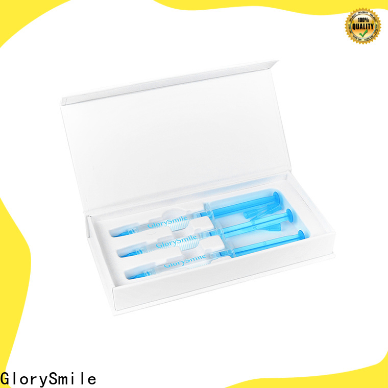 GlorySmile teeth whitening syringe gel reputable manufacture for dental bright