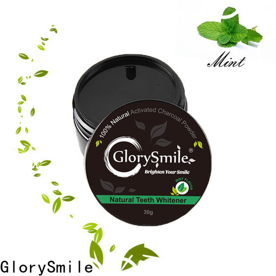GlorySmile Bulk purchase high quality teeth whitening activated charcoal powder order now for dental bright