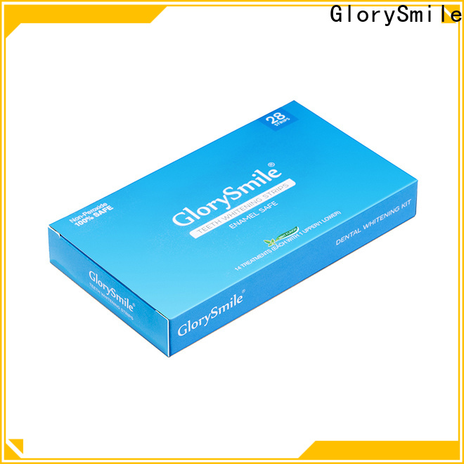 GlorySmile teeth bleaching strips manufacturers for home usage