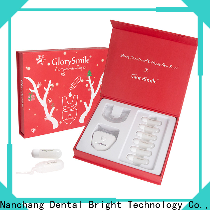 GlorySmile Custom OEM best teeth whitening kit led light wholesale for whitening teeth