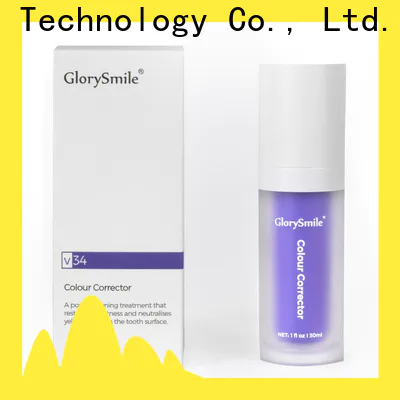 GlorySmile teeth whitening mousse company for home usage