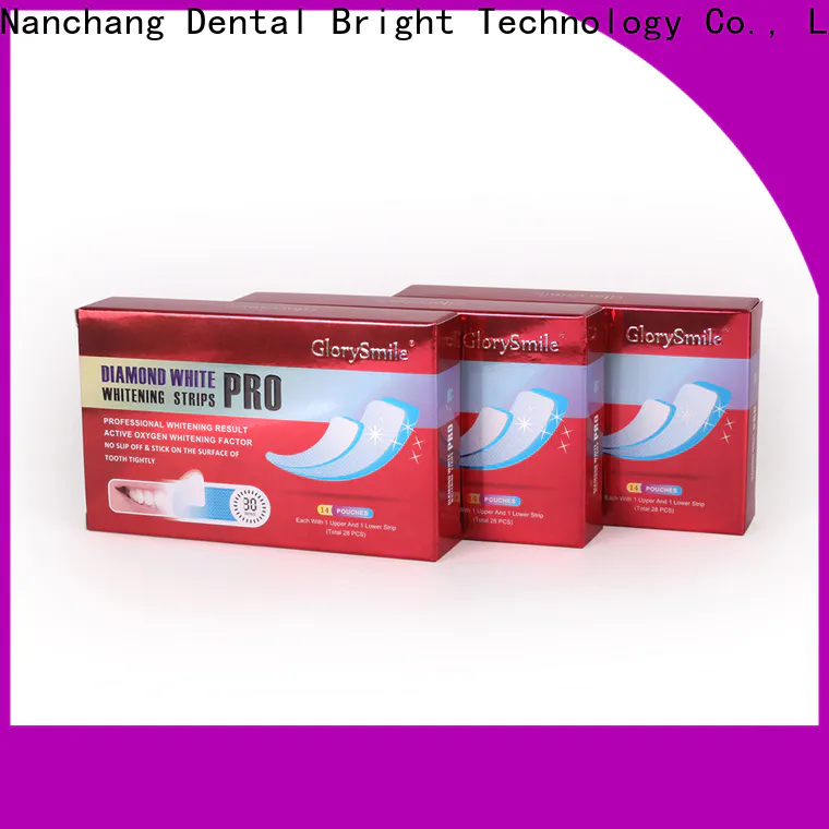 Custom high quality white teeth whitening strips Suppliers for home usage