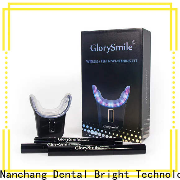 GlorySmile Bulk purchase custom best teeth whitening gel kit supplier for home usage