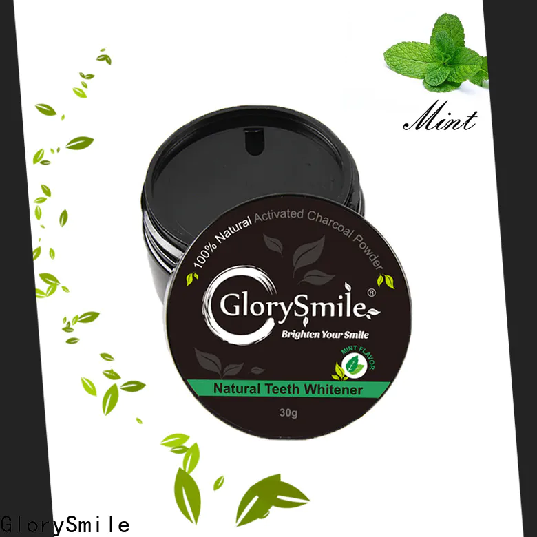 GlorySmile activated charcoal natural teeth whitening powder factory for whitening teeth