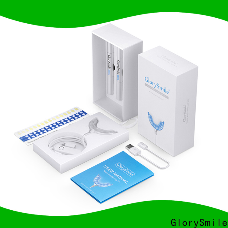 Custom OEM home uv teeth whitening kit wholesale for teeth GlorySmile