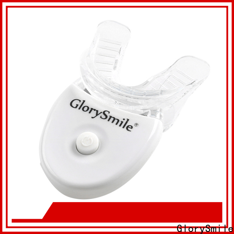 GlorySmile dental whitening light company for home usage