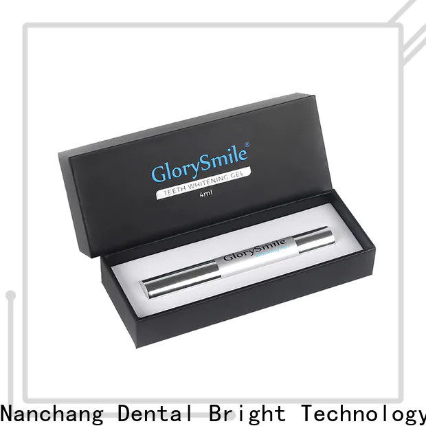 GlorySmile bright white teeth whitening pen factory price for teeth