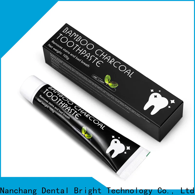 GlorySmile natural bamboo charcoal toothpaste manufacturers for whitening teeth