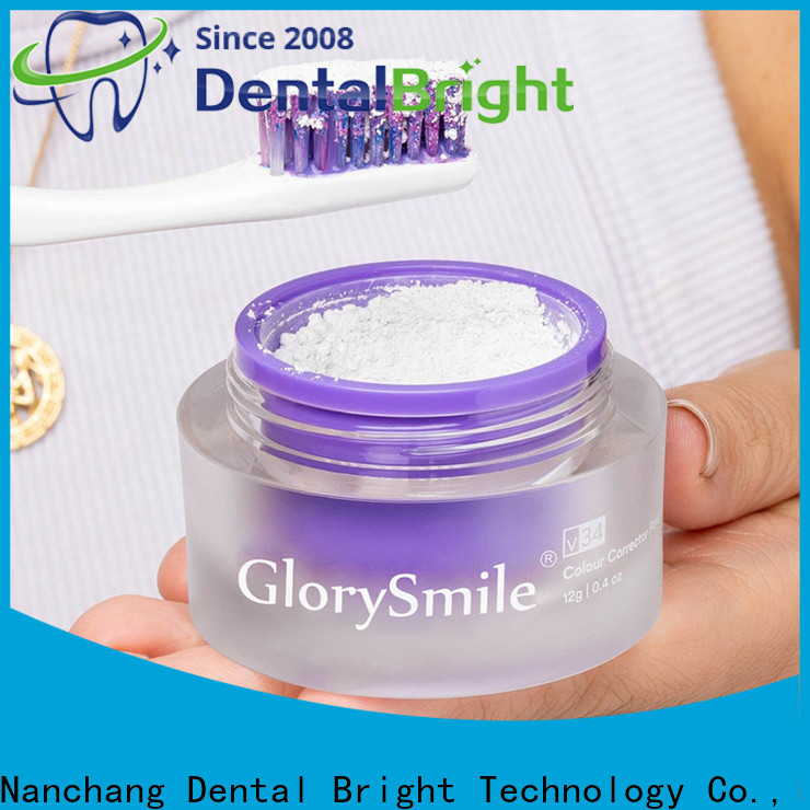 GlorySmile Bulk buy high quality V34 Colour Corrector Powder manufacturers for whitening teeth