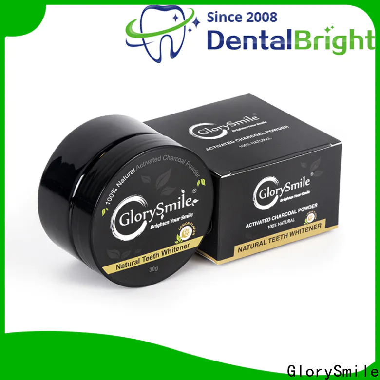 GlorySmile OEM natural activated charcoal powder reputable manufacturer for teeth