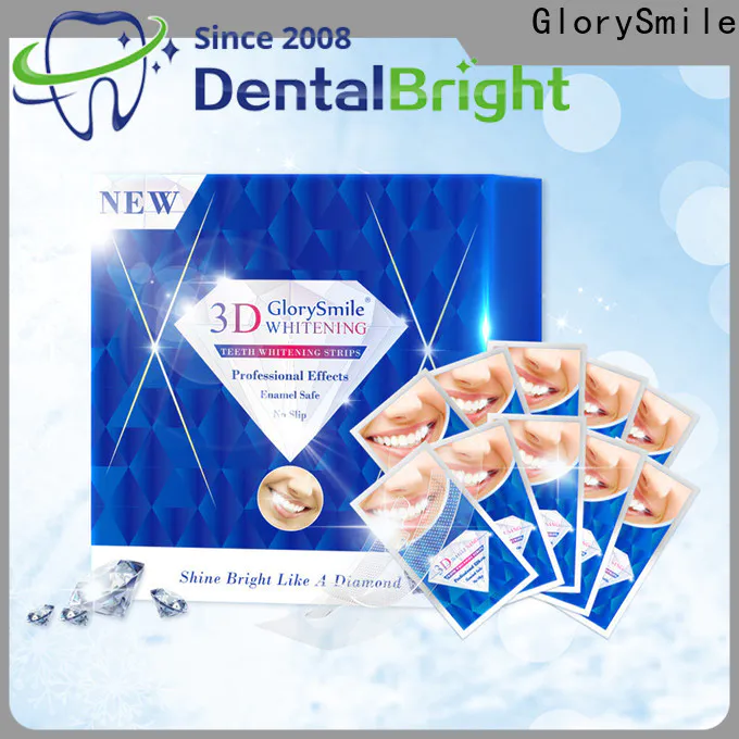 GlorySmile smiles teeth whitening strips company for whitening teeth