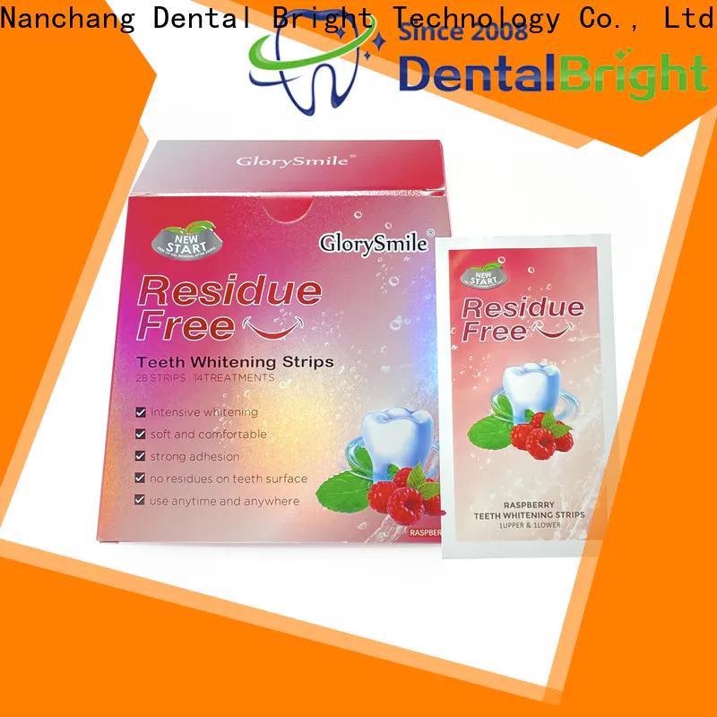 Custom professional whitening strips company for home usage