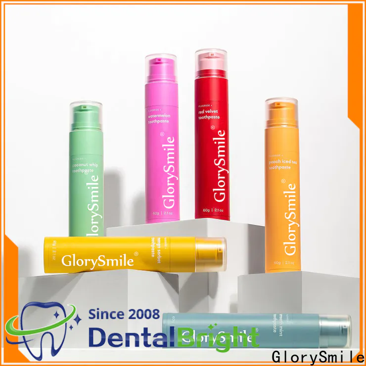 GlorySmile Bulk purchase OEM charcoal whitening toothpaste company for teeth