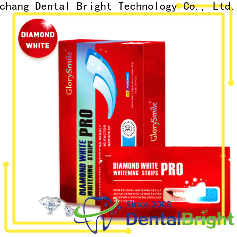 GlorySmile white teeth whitening strips Supply for home usage