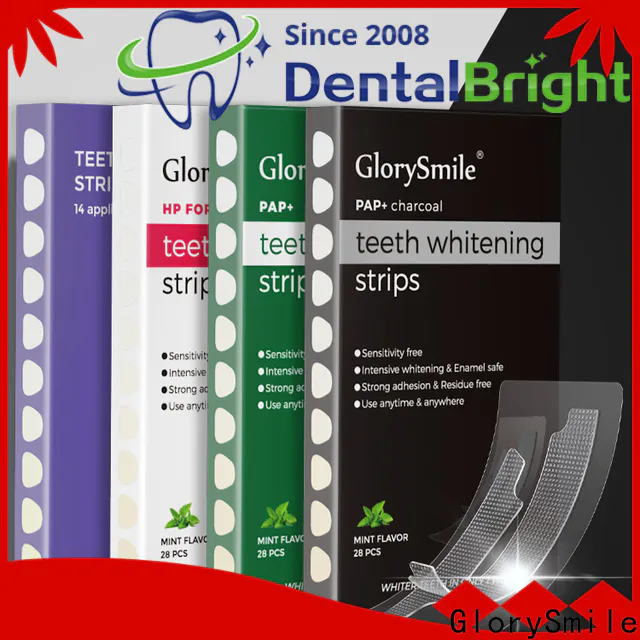 GlorySmile dental white strips company for whitening teeth