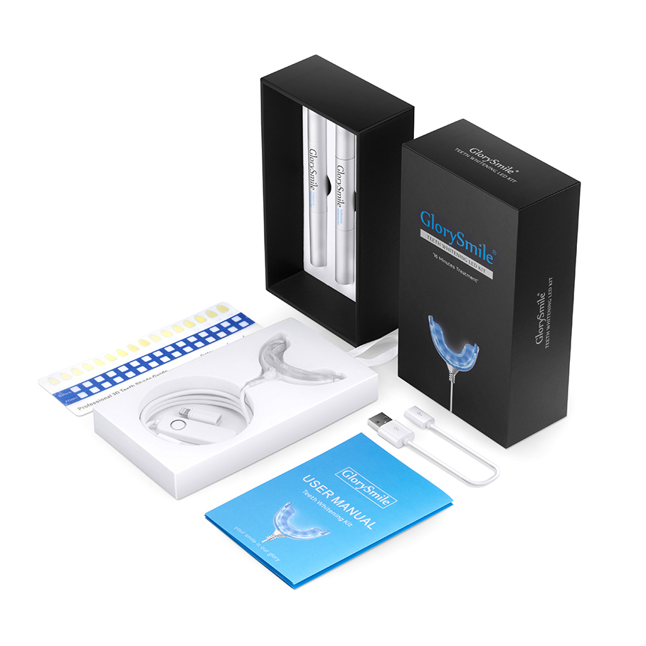 CE Approved USB Cable Phone Connected Teeth Whitening Kit Led Teeth Whitening Light Private Label