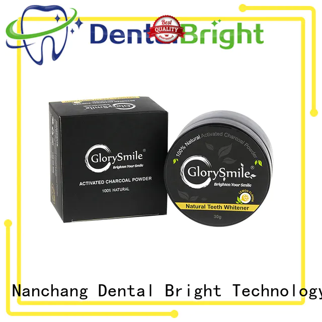 GlorySmile activated charcoal powder order now for dental bright
