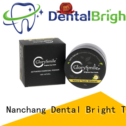 GlorySmile activated charcoal powder order now for dental bright