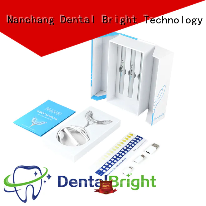 GlorySmile rechargeable home teeth whitening kit supplier for teeth