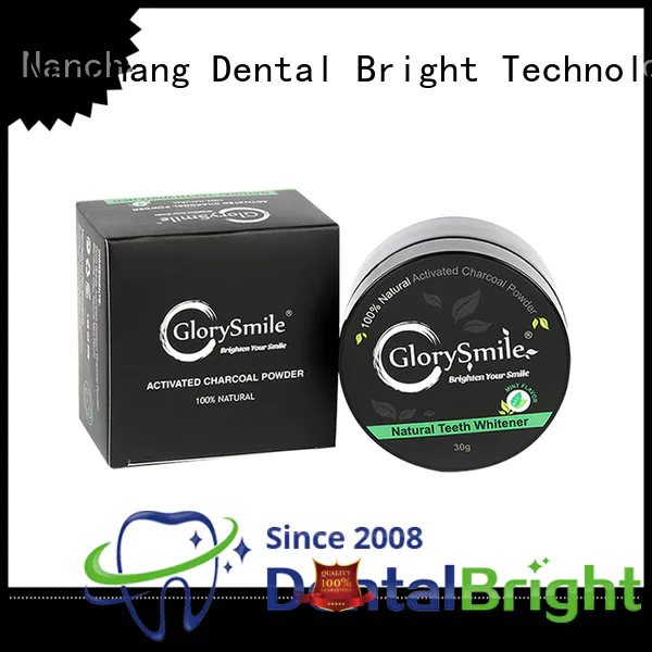 GlorySmile instant charcoal teeth whitening powder order now for whitening teeth