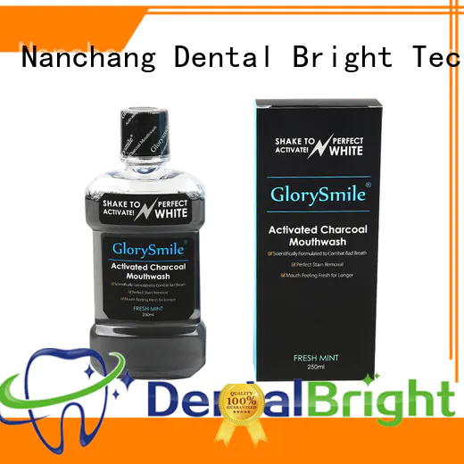 GlorySmile natural mouthwash inquire now for dental bright