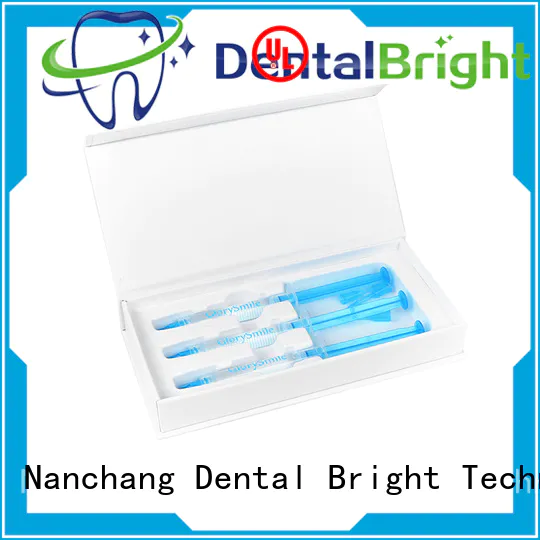 GlorySmile teeth whitening gel customized for dental bright