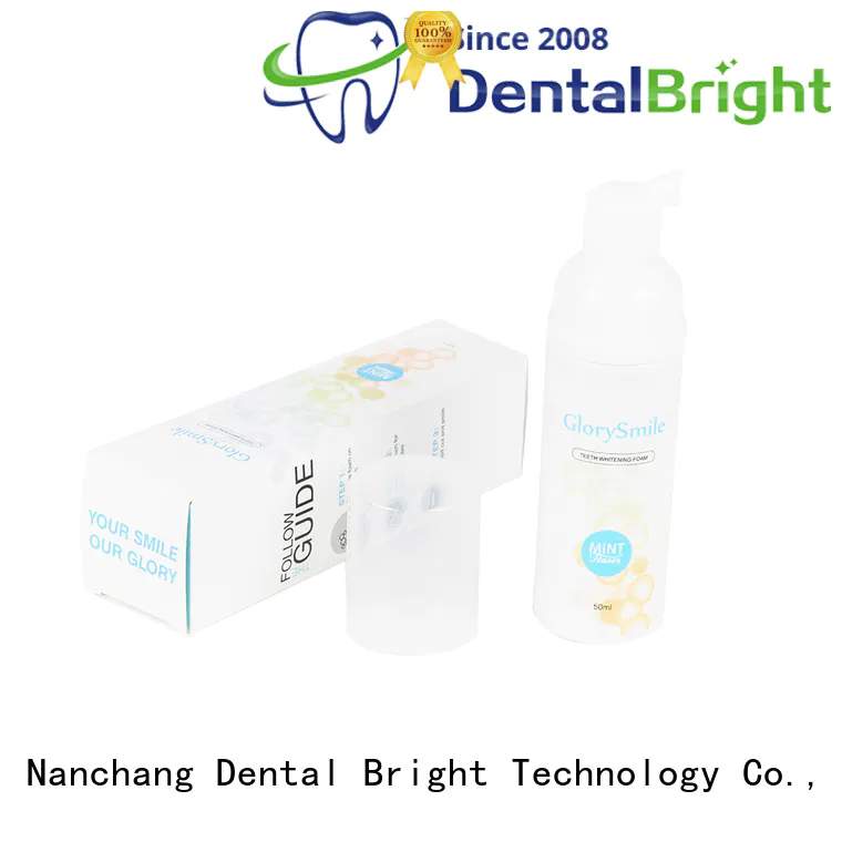 GlorySmile natural teeth whitening foam inquire now for whitening teeth