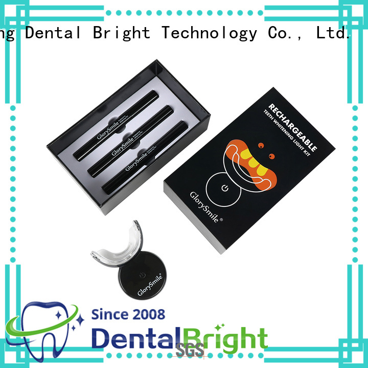 GlorySmile rechargeable home teeth whitening kit wholesale for whitening teeth