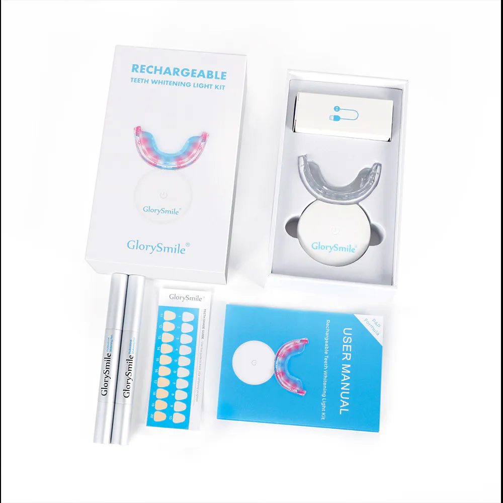 GlorySmile best teeth whitening kit with light 2020 for business for whitening teeth