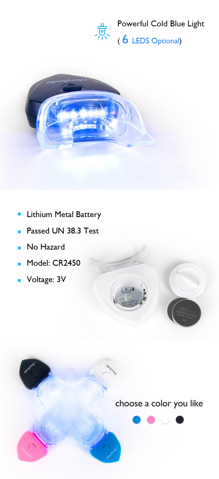GlorySmile best at home led teeth whitening kit for business for teeth-4