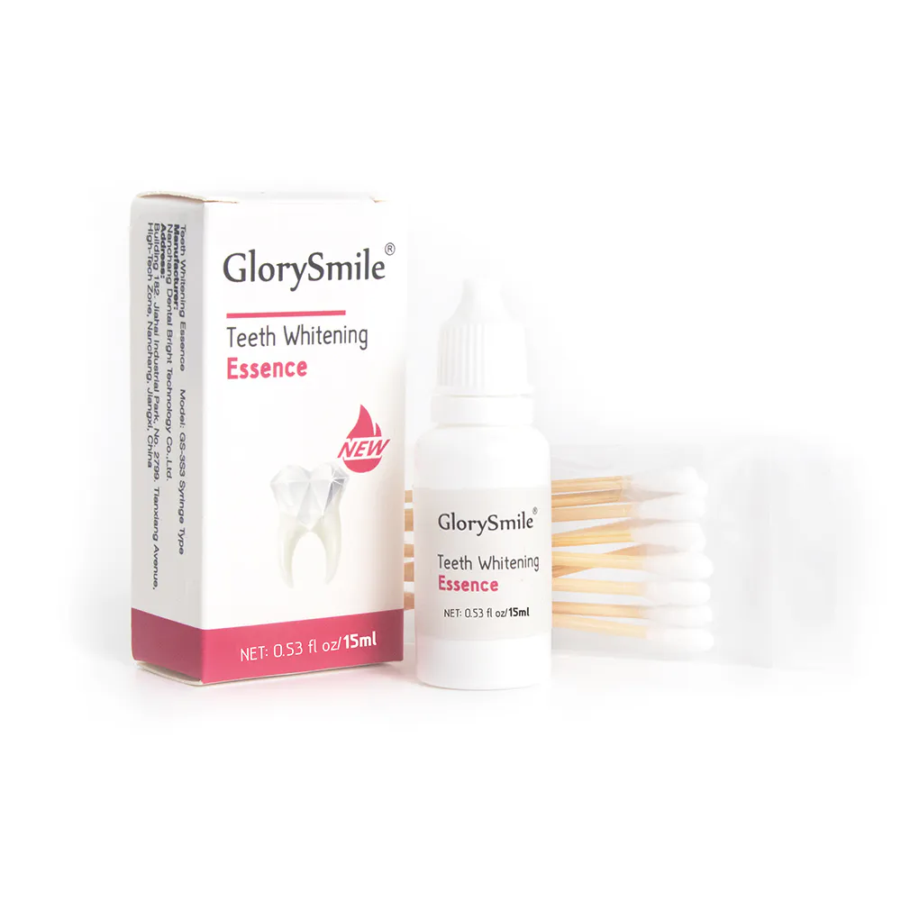 2021 Popular best gel teeth whitening essence with cotton swab