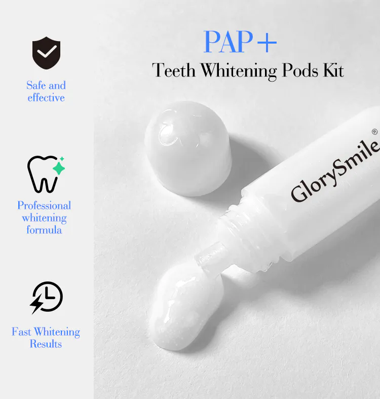 GlorySmile Custom pap formula for business for whitening teeth