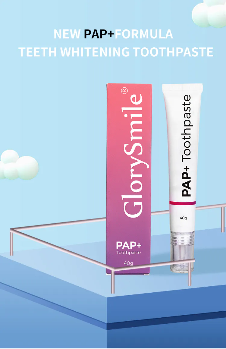 GlorySmile pap toothpaste company for teeth