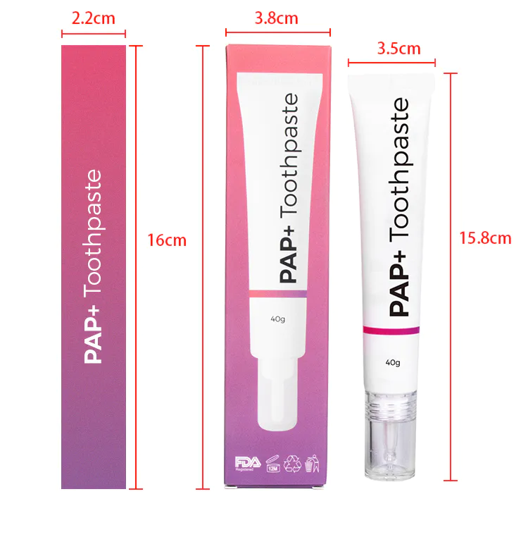 GlorySmile pap toothpaste company for teeth