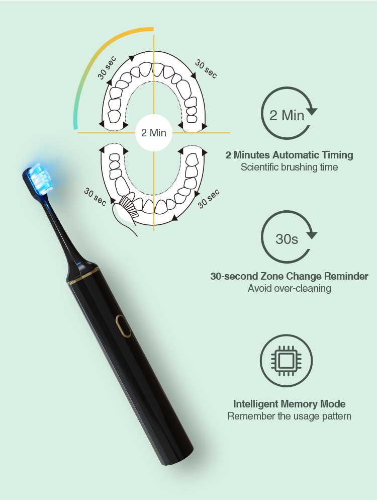 GlorySmile battery operated toothbrush Supply for teeth-5