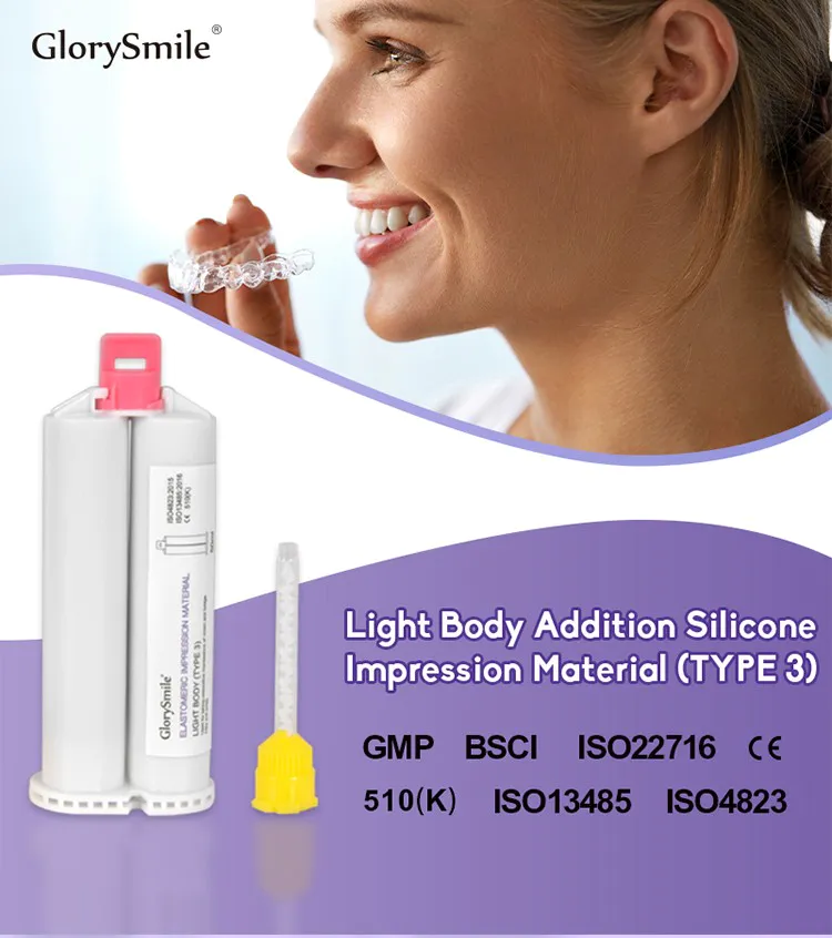 GlorySmile silicone putty impression material Supply for teeth