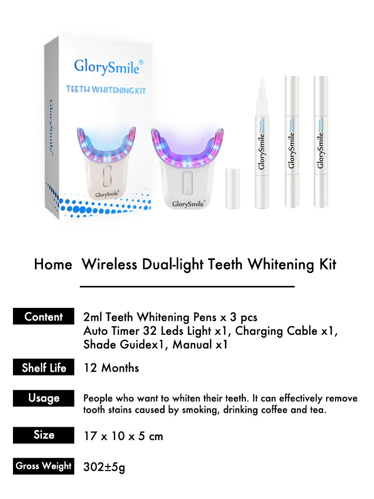 GlorySmile hot sale portable teeth whitening kit company for whitening teeth