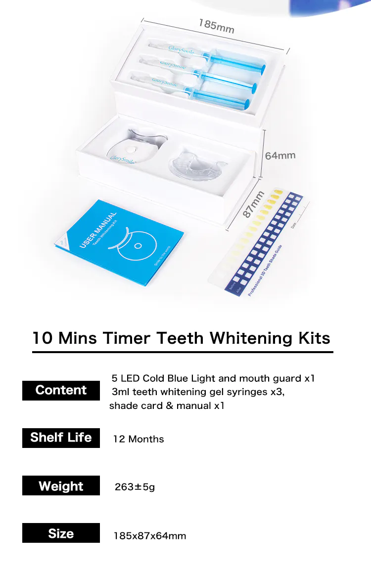 GlorySmile best teeth whitening kit at home inquire now for home usage