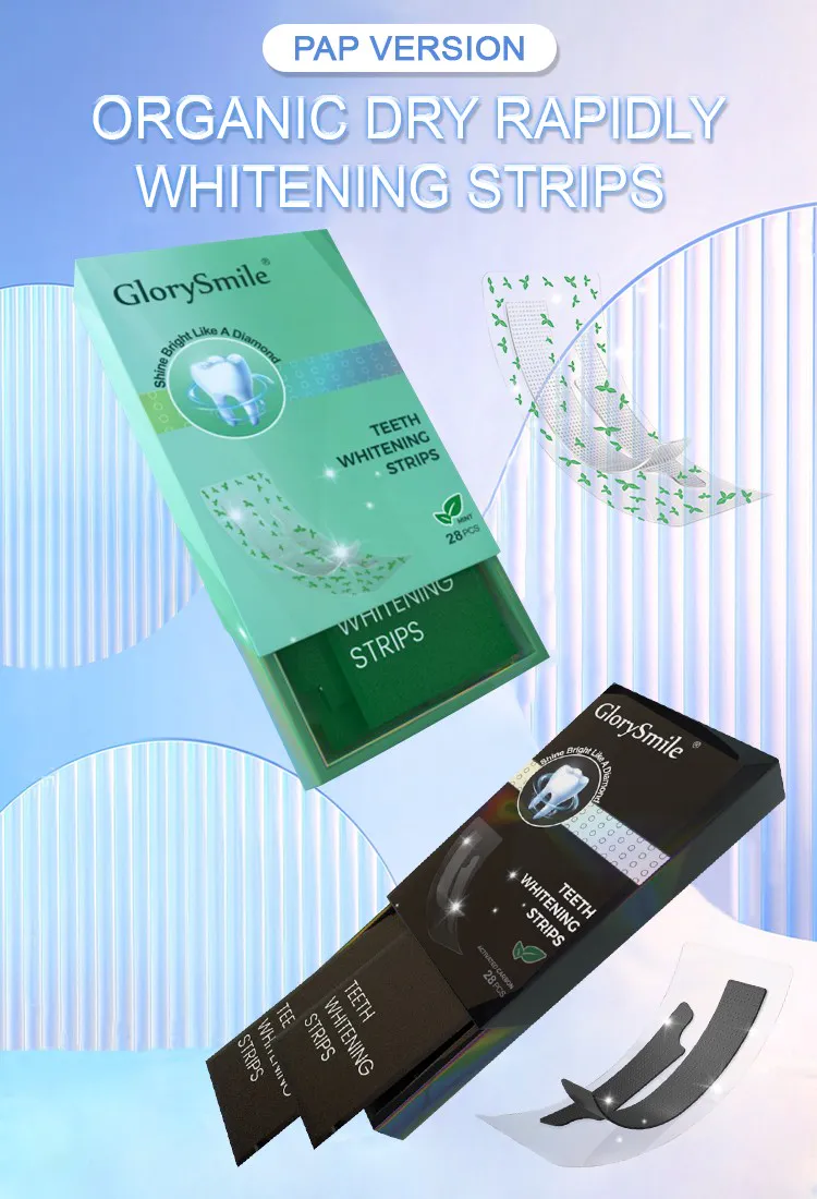 GlorySmile smile whitening strips factory for home usage