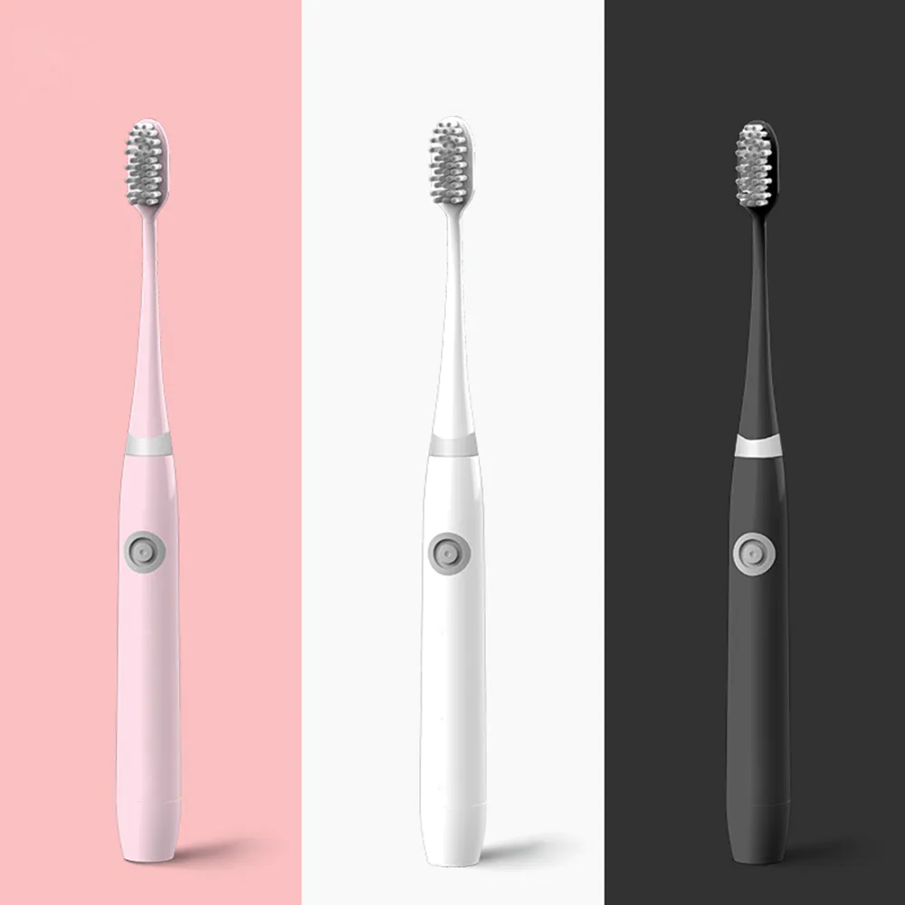 GlorySmile Sonic Electric Toothbrush IPX7 Cleaning for Men and Women Adult Non-Rechargeable Soft Fur Full-Automatic Waterproof