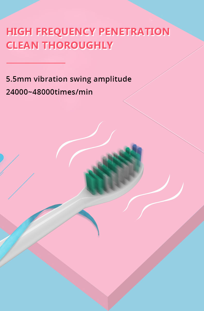 GlorySmile Bulk buy custom pink electric toothbrush manufacturers for whitening teeth-5