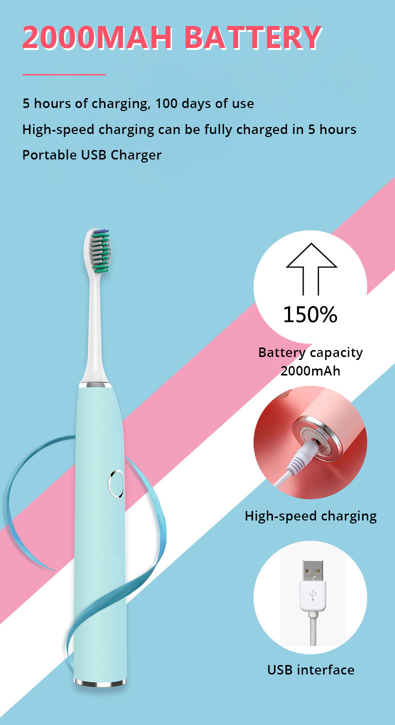GlorySmile Bulk buy custom pink electric toothbrush manufacturers for whitening teeth-7